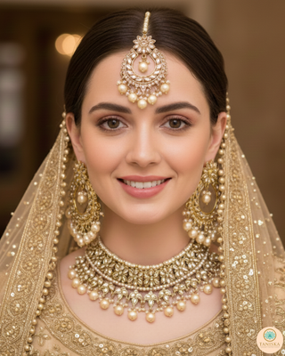 The Noor Pearl and Kundan Bridal Set