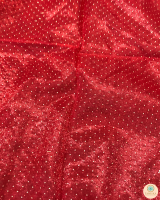 1 Red Multi-Purpose DORI RUMAL (Gift Bag, Thaal Cover, Potli Bag - Perfect for: Indian Wedding, Shagan Ceremony, Chunni Charhana, Bridal Shower, Baby Shower, Maiyan, Weddings, Favors, Shaadi, Walima)