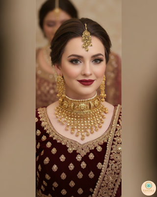 The Royal Antique Gold Majesty Necklace Set