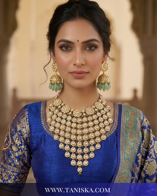 The Imperial Emerald & Kundan Bridal Set