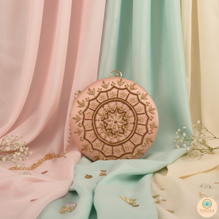 The Blush Mandala Clutch Bag