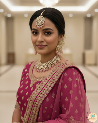 The Rajwada Rose Necklace Set