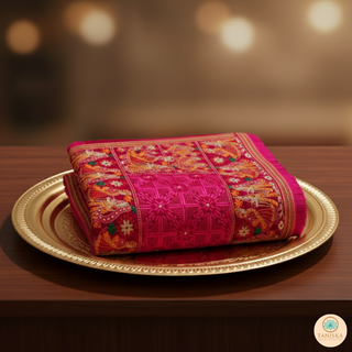 The Dulha-Dulhan Phulkari Dupatta