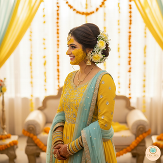 Yellow Flower Gajra - Hair Accessory - (Single Piece)