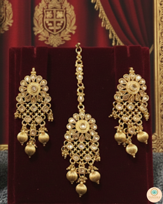 The Royal Antique Gold Majesty Necklace Set