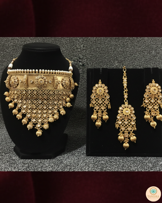 The Royal Antique Gold Majesty Necklace Set