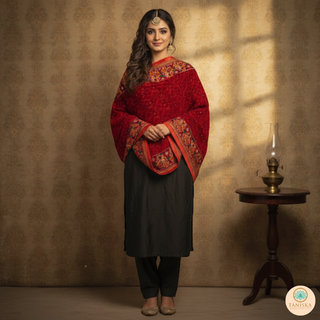 The Dulha-Dulhan Phulkari Dupatta