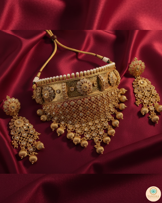 The Royal Antique Gold Majesty Necklace Set