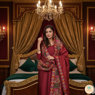The Kudiyan Di Kala Phulkari Dupatta