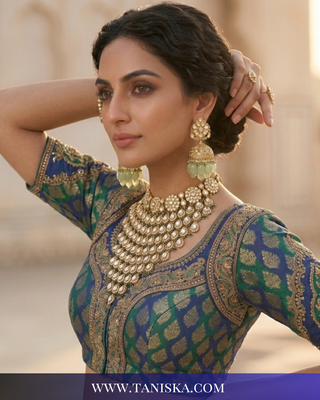 The Imperial Emerald & Kundan Bridal Set