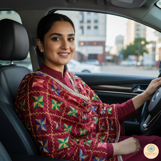 The Rose Garden Phulkari Dupatta