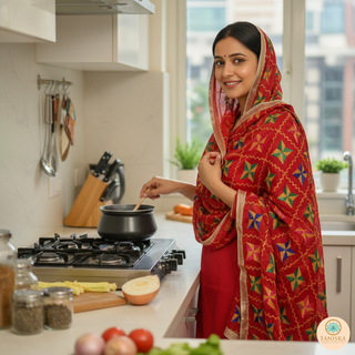 The Rose Garden Phulkari Dupatta