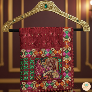 The Kudiyan Di Kala Phulkari Dupatta