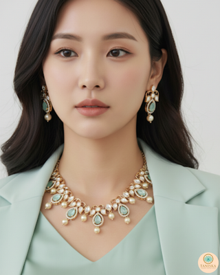 The Verra Necklace Set (Mint)