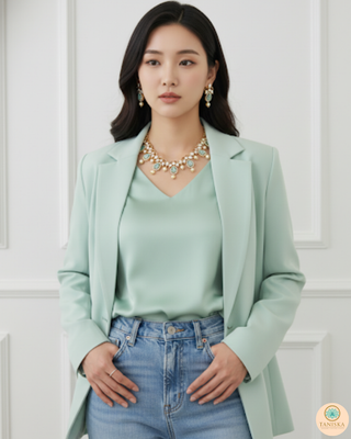 The Verra Necklace Set (Mint)