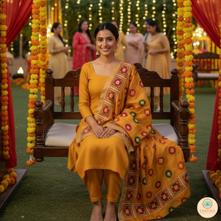The Sparkle Phulkari Dupatta