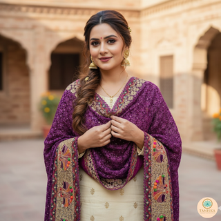 The Maharani Phulkari Dupatta