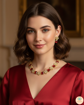 Red SIMPLE Necklace Set