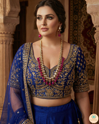 The Sovereign Ishani Ruby-Tone Heritage Haar (Hot Pink)