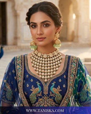 The Imperial Emerald & Kundan Bridal Set