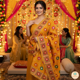 The Sparkle Phulkari Dupatta