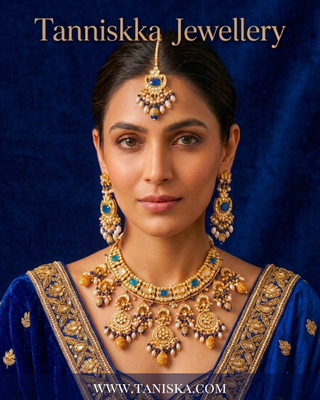 Azure Royale Kundan & Pearl Jewelry Set
