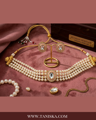 The Noor Mahal Kundan Choker Set