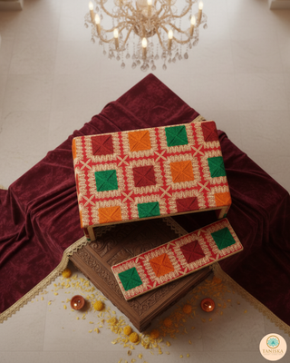 Phulkari Colourful FATTI - with Foot Plate