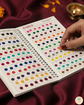 Ananya VELVET Bindi Book (960 Bindis)