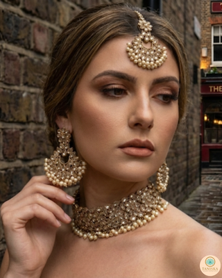 The Rajwada Heritage Chandbali Choker Set