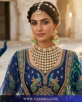 The Imperial Emerald & Kundan Bridal Set