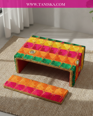 Phulkari Colourful FATTI - with Foot Plate