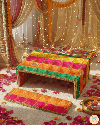 Phulkari Colourful FATTI - with Foot Plate