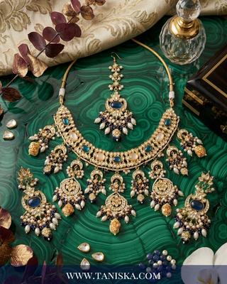 Azure Royale Kundan & Pearl Jewelry Set