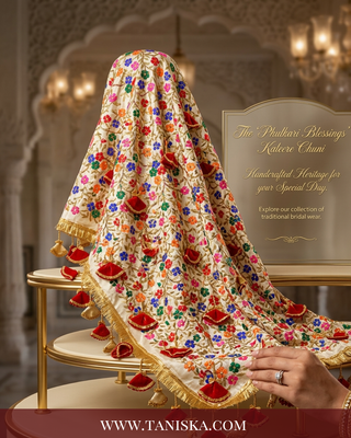 The Ivory Garden Heritage Bridal Chunnii