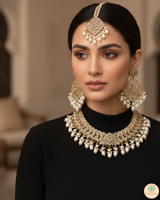 The Majestic Pearl-Cascade Gala Necklace Set