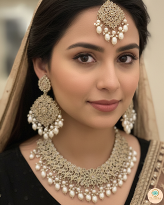 The Majestic Pearl-Cascade Gala Necklace Set