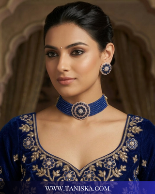 The Kensington Sapphire Choker Set