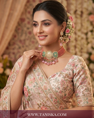 Rose & Mint Meenakari Bridal Set