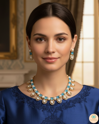 The Verra Necklace Set (Turquoise)