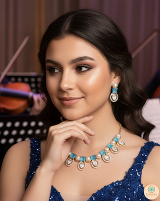 The Verra Necklace Set (Turquoise)