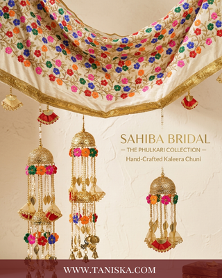 The Ivory Garden Heritage Bridal Chunnii