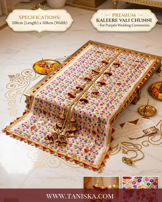 The Ivory Garden Heritage Bridal Chunnii