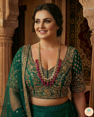 The Sovereign Ishani Ruby-Tone Heritage Haar (Hot Pink)