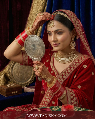 The Imperial Crimson Sindoor Box