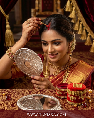 The Imperial Crimson Sindoor Box
