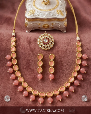 The Gulbahar Meenakari Kundan Set