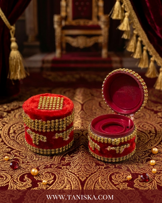 The Imperial Crimson Sindoor Box