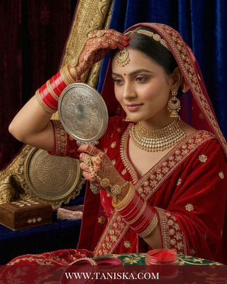 The Imperial Crimson Sindoor Box