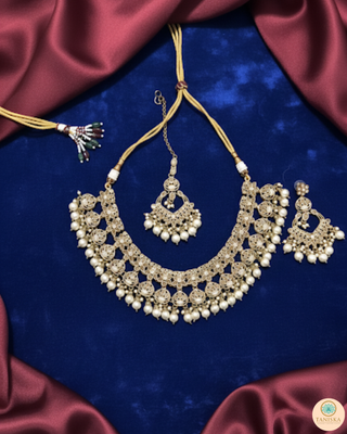 The Royal Pearl-Droplet Necklace Set